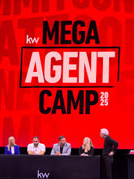 Ryan Jabbour — real estate speaker at Keller Williams Mega Agent Camp Ryan Jabbour speaking on stage at Keller Williams Mega Agent Camp alongside Gary Keller, founder of Keller Williams